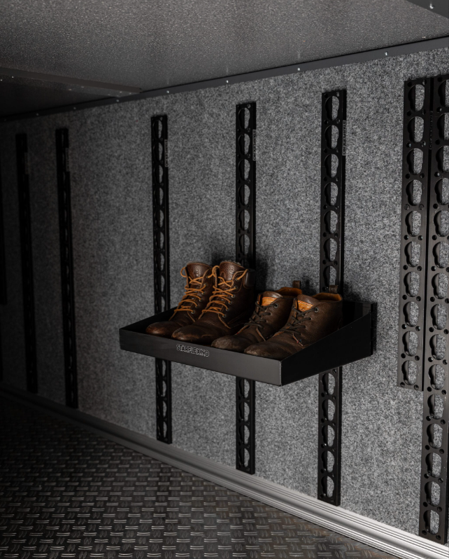 Motorhome Garage Storage Shelf (shoes / toilet box) – Starflex Modular System