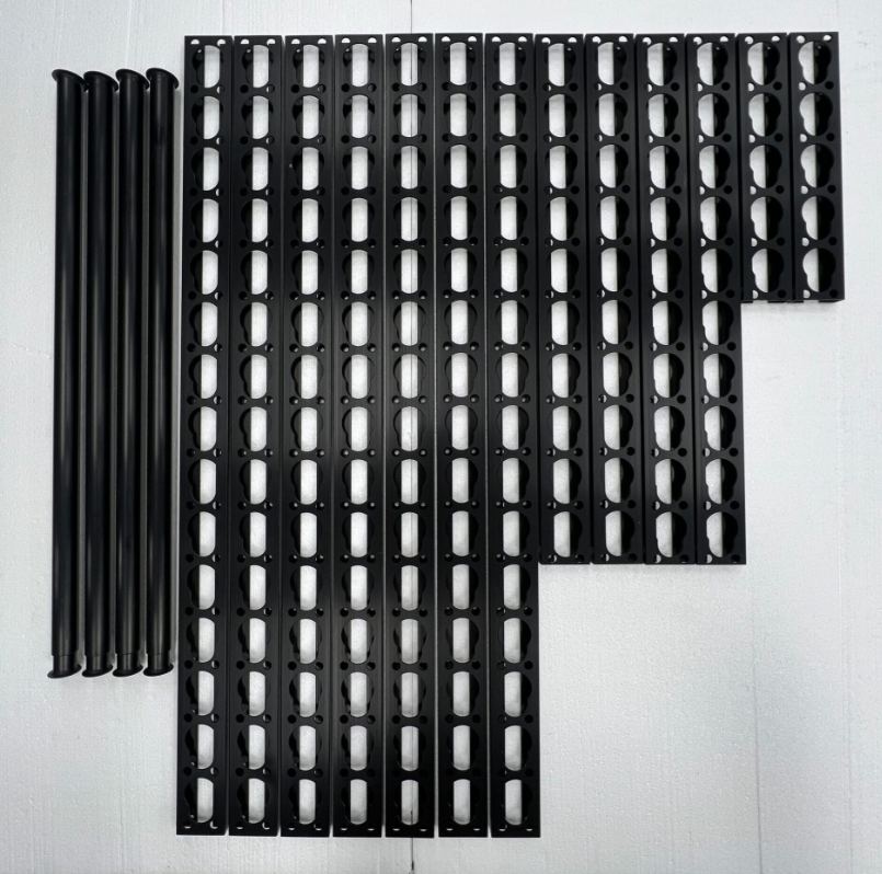 BUNDLE Carthago E-Line Q-Bed Motorhome Storage Kit – Starflex Rail & Telescopic Tubes System