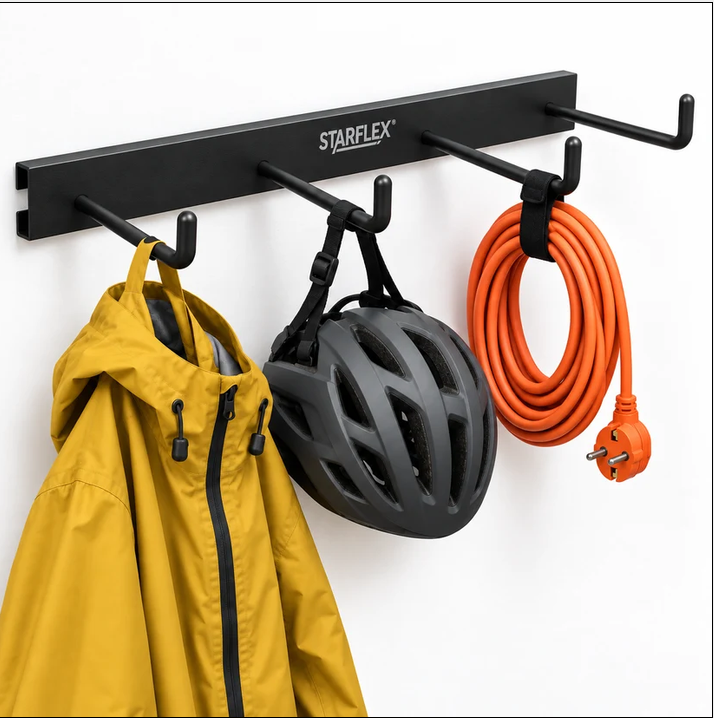 ***PRE-ORDER*** Coat Rack – 4 Hooks for Motorhome Storage